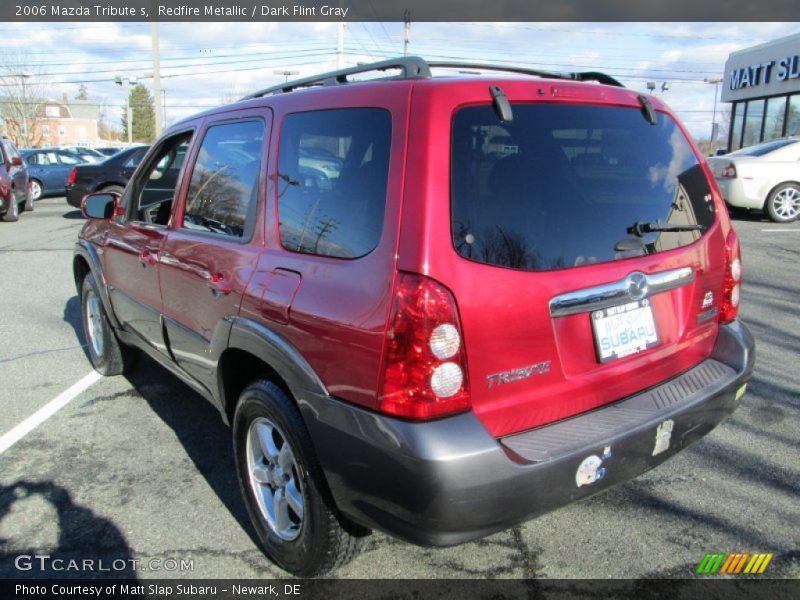 Redfire Metallic / Dark Flint Gray 2006 Mazda Tribute s