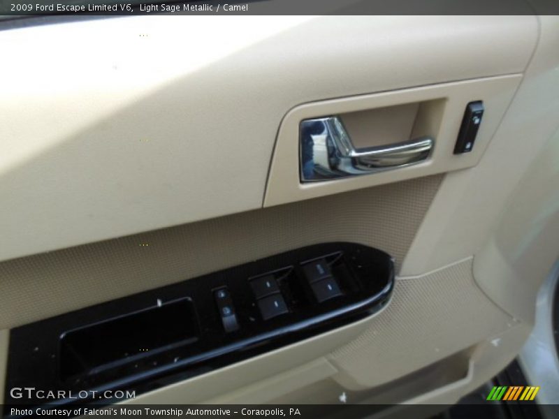 Light Sage Metallic / Camel 2009 Ford Escape Limited V6