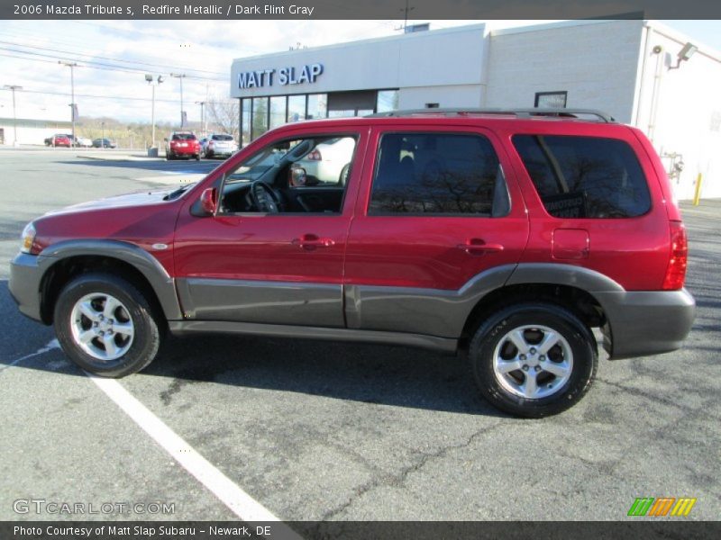 Redfire Metallic / Dark Flint Gray 2006 Mazda Tribute s