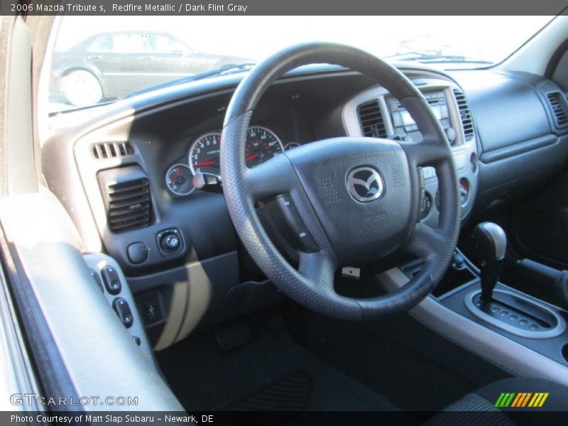 Redfire Metallic / Dark Flint Gray 2006 Mazda Tribute s