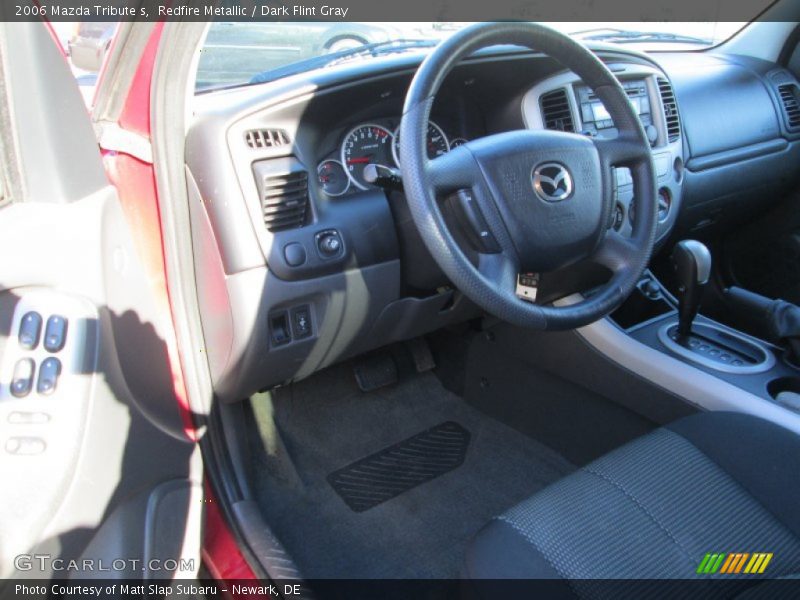 Redfire Metallic / Dark Flint Gray 2006 Mazda Tribute s