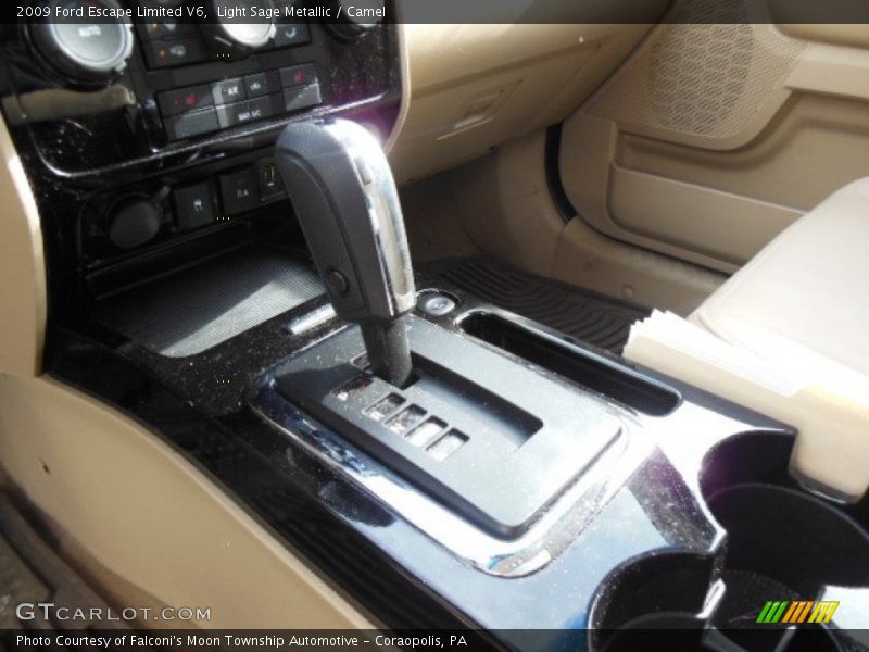 Light Sage Metallic / Camel 2009 Ford Escape Limited V6