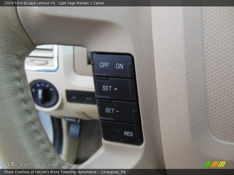 Light Sage Metallic / Camel 2009 Ford Escape Limited V6