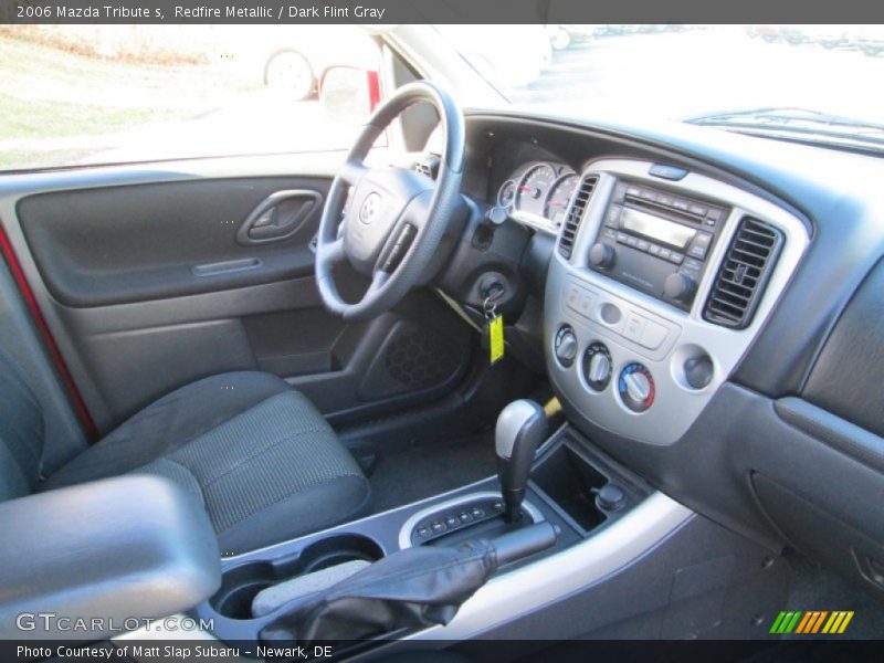 Redfire Metallic / Dark Flint Gray 2006 Mazda Tribute s