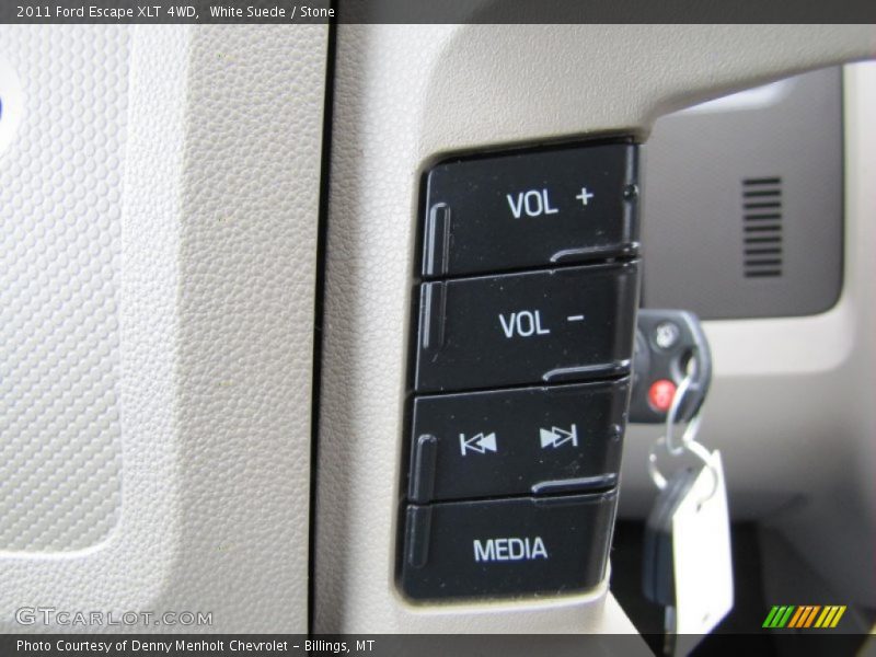 White Suede / Stone 2011 Ford Escape XLT 4WD