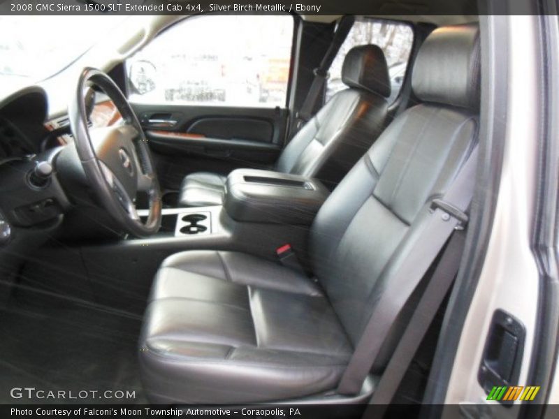 Silver Birch Metallic / Ebony 2008 GMC Sierra 1500 SLT Extended Cab 4x4