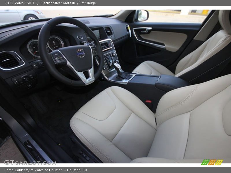 Electric Silver Metallic / Soft Beige 2013 Volvo S60 T5