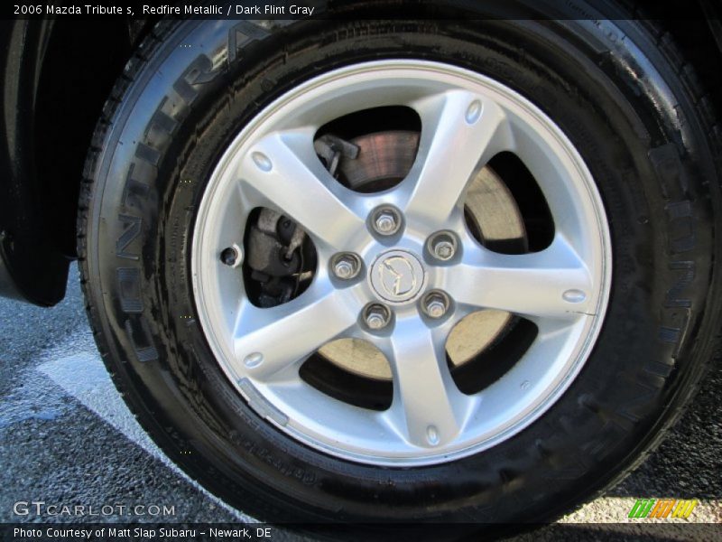 Redfire Metallic / Dark Flint Gray 2006 Mazda Tribute s