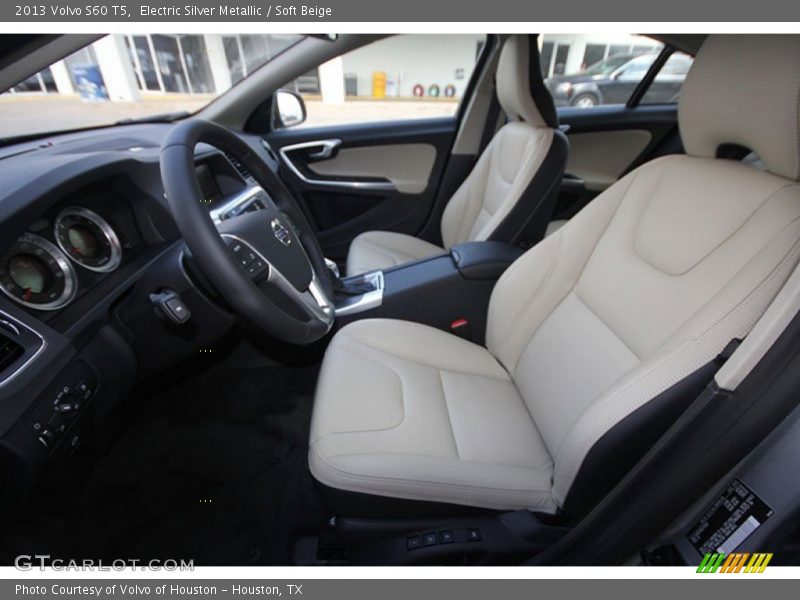 Electric Silver Metallic / Soft Beige 2013 Volvo S60 T5