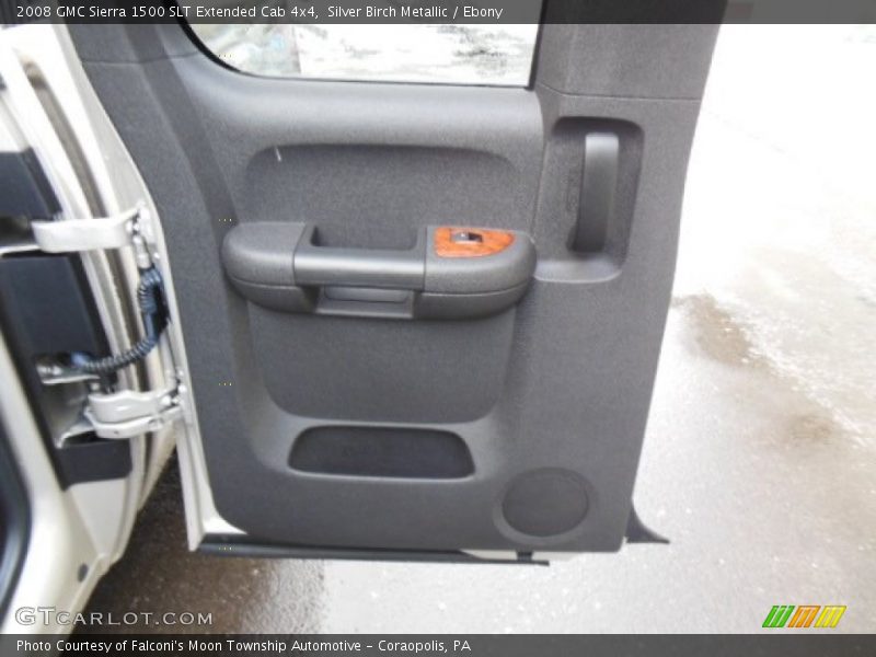 Silver Birch Metallic / Ebony 2008 GMC Sierra 1500 SLT Extended Cab 4x4
