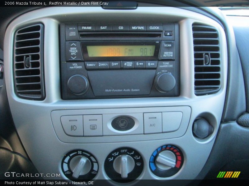 Redfire Metallic / Dark Flint Gray 2006 Mazda Tribute s