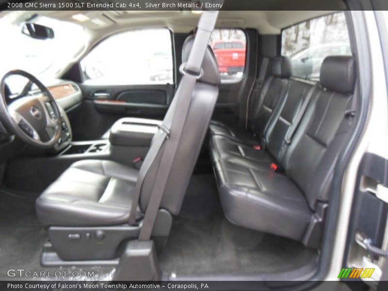 Silver Birch Metallic / Ebony 2008 GMC Sierra 1500 SLT Extended Cab 4x4