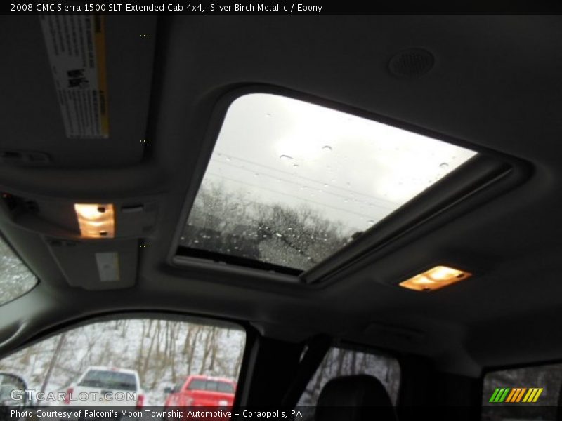 Silver Birch Metallic / Ebony 2008 GMC Sierra 1500 SLT Extended Cab 4x4