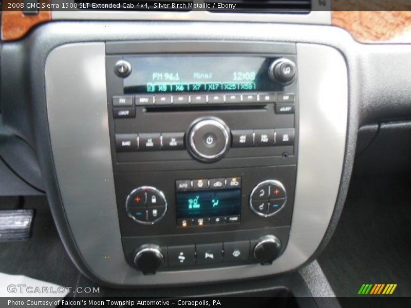 Silver Birch Metallic / Ebony 2008 GMC Sierra 1500 SLT Extended Cab 4x4