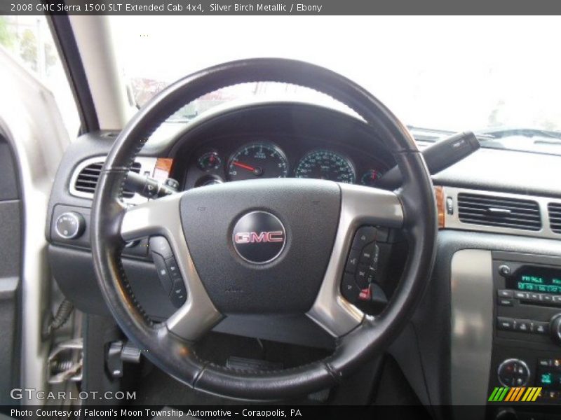 Silver Birch Metallic / Ebony 2008 GMC Sierra 1500 SLT Extended Cab 4x4