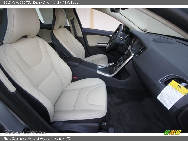 Electric Silver Metallic / Soft Beige 2013 Volvo S60 T5
