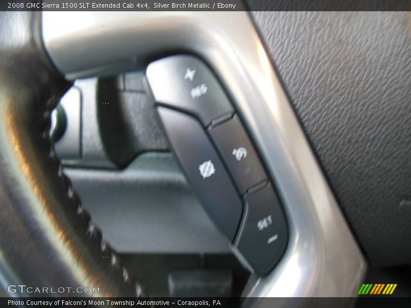 Silver Birch Metallic / Ebony 2008 GMC Sierra 1500 SLT Extended Cab 4x4