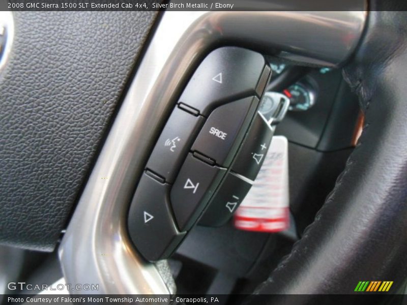 Silver Birch Metallic / Ebony 2008 GMC Sierra 1500 SLT Extended Cab 4x4