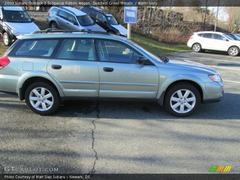 Seacrest Green Metallic / Warm Ivory 2009 Subaru Outback 2.5i Special Edition Wagon