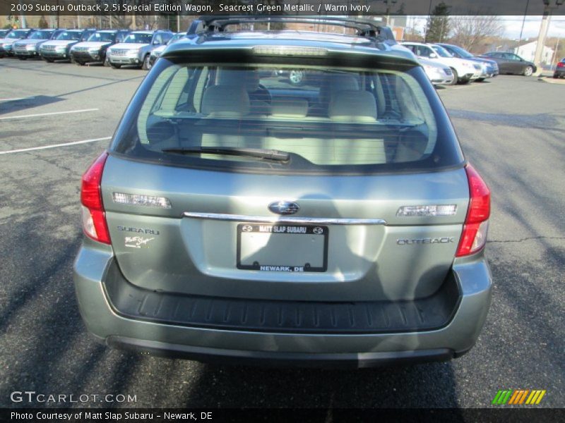 Seacrest Green Metallic / Warm Ivory 2009 Subaru Outback 2.5i Special Edition Wagon