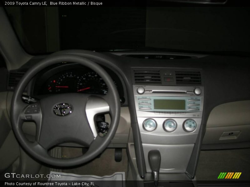 Blue Ribbon Metallic / Bisque 2009 Toyota Camry LE