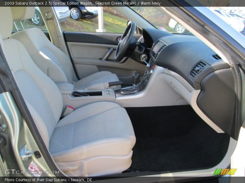 Seacrest Green Metallic / Warm Ivory 2009 Subaru Outback 2.5i Special Edition Wagon