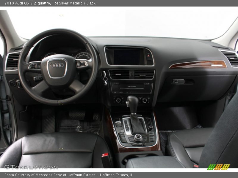 Ice Silver Metallic / Black 2010 Audi Q5 3.2 quattro