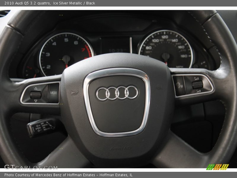 Ice Silver Metallic / Black 2010 Audi Q5 3.2 quattro