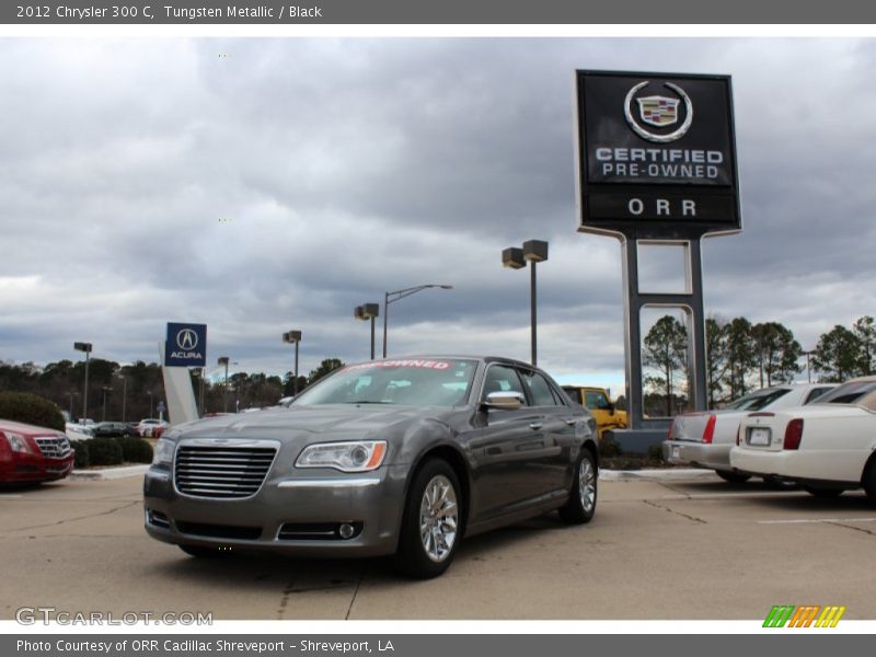 Tungsten Metallic / Black 2012 Chrysler 300 C