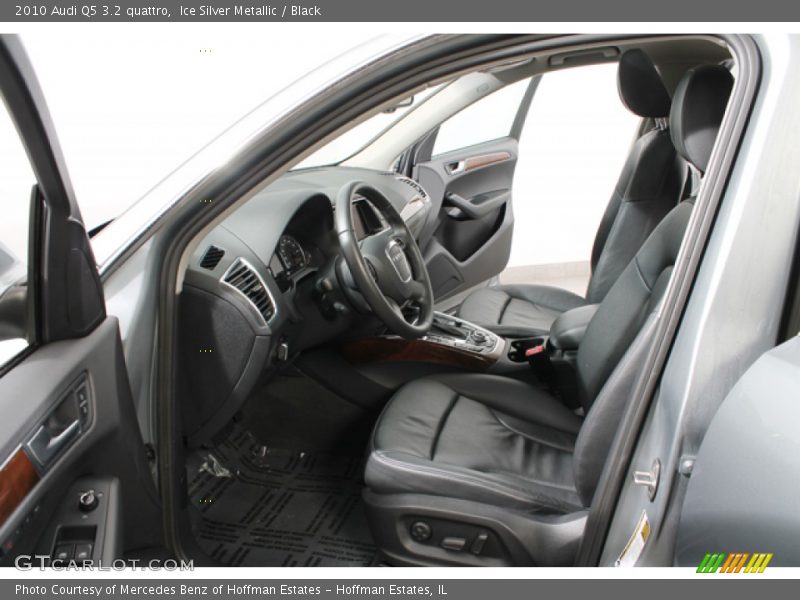 Ice Silver Metallic / Black 2010 Audi Q5 3.2 quattro