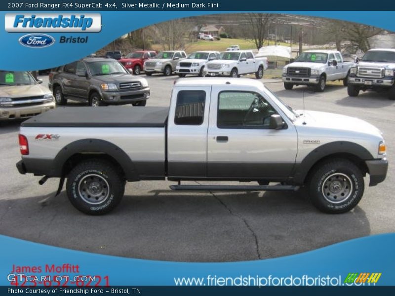 Silver Metallic / Medium Dark Flint 2007 Ford Ranger FX4 SuperCab 4x4