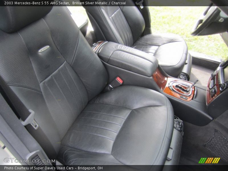 Brilliant Silver Metallic / Charcoal 2003 Mercedes-Benz S 55 AMG Sedan