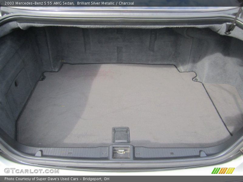 Brilliant Silver Metallic / Charcoal 2003 Mercedes-Benz S 55 AMG Sedan