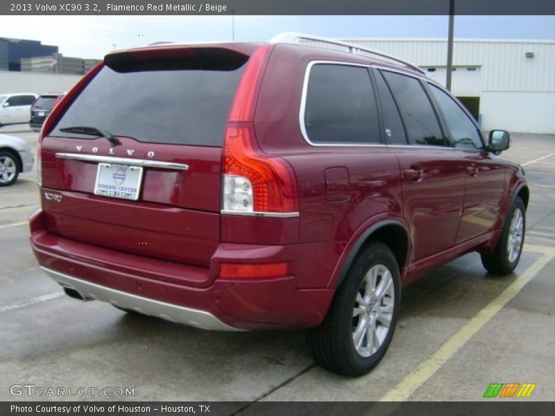 Flamenco Red Metallic / Beige 2013 Volvo XC90 3.2
