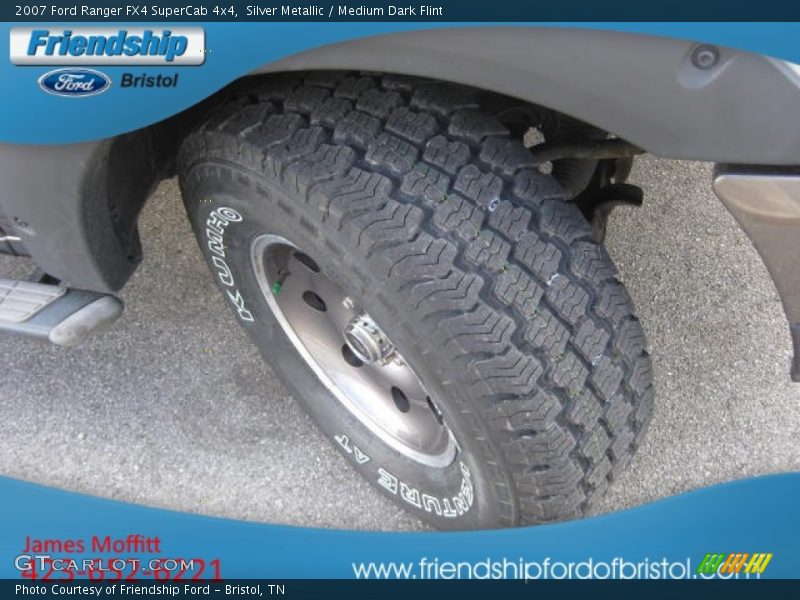 Silver Metallic / Medium Dark Flint 2007 Ford Ranger FX4 SuperCab 4x4
