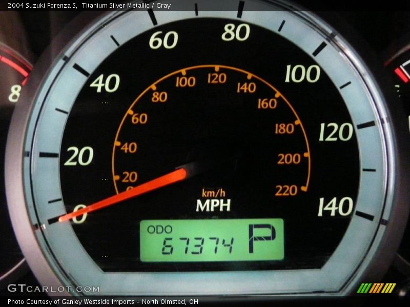 Titanium Silver Metallic / Gray 2004 Suzuki Forenza S