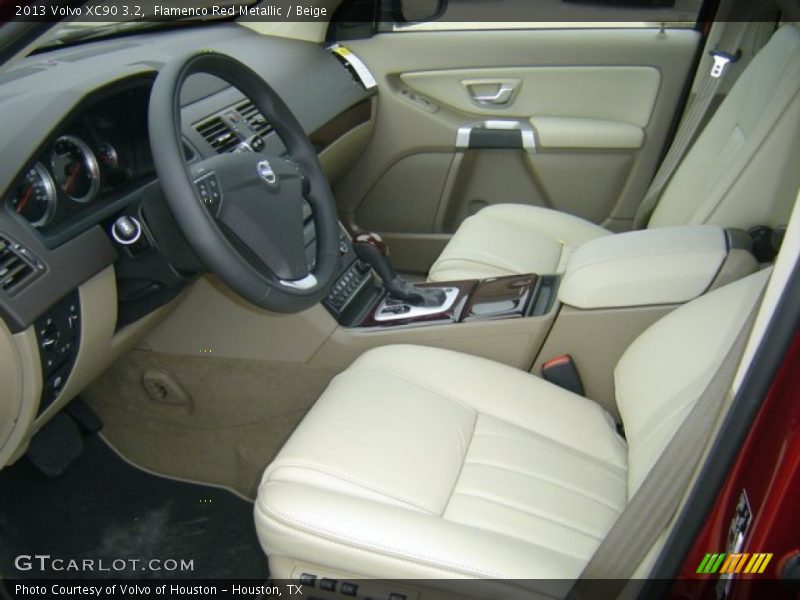 Flamenco Red Metallic / Beige 2013 Volvo XC90 3.2