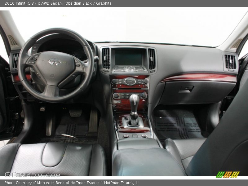Obsidian Black / Graphite 2010 Infiniti G 37 x AWD Sedan
