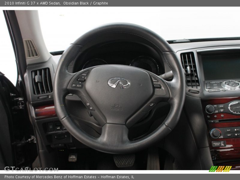 Obsidian Black / Graphite 2010 Infiniti G 37 x AWD Sedan