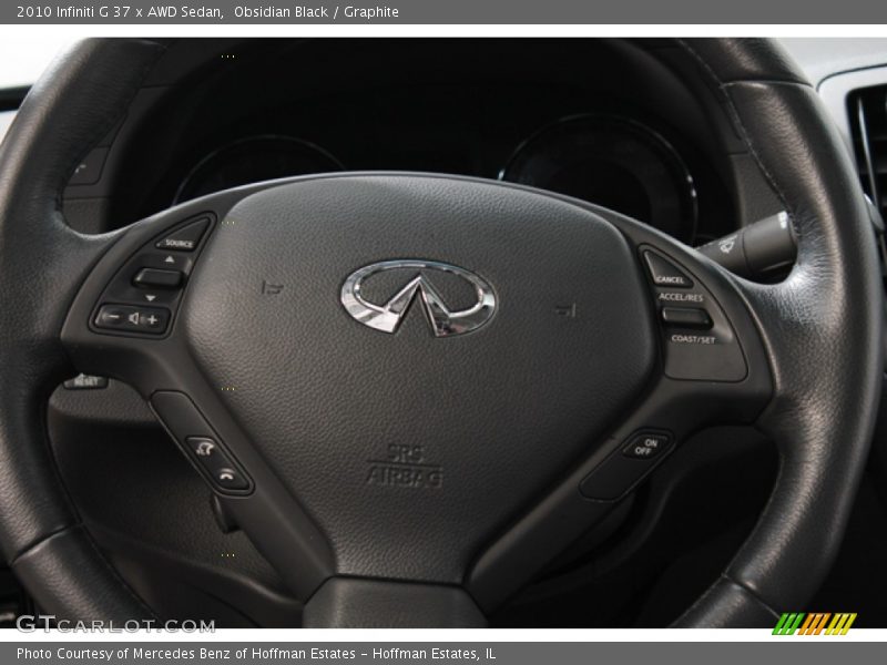 Obsidian Black / Graphite 2010 Infiniti G 37 x AWD Sedan