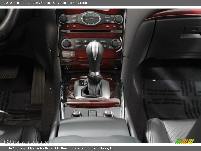 Obsidian Black / Graphite 2010 Infiniti G 37 x AWD Sedan