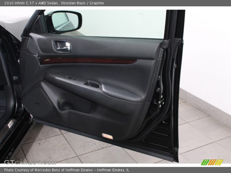 Obsidian Black / Graphite 2010 Infiniti G 37 x AWD Sedan