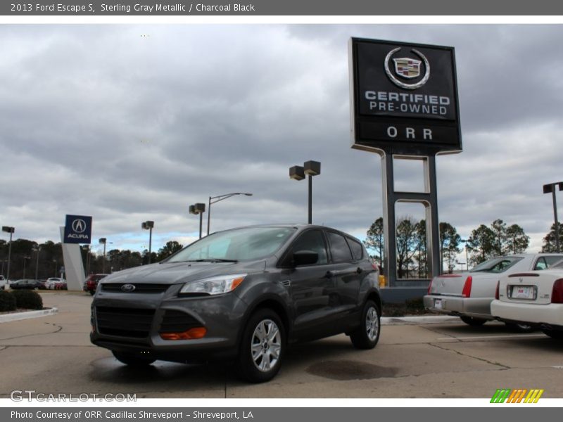 Sterling Gray Metallic / Charcoal Black 2013 Ford Escape S