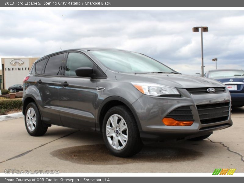 Sterling Gray Metallic / Charcoal Black 2013 Ford Escape S