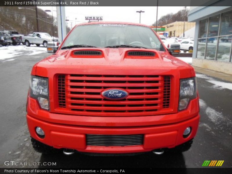 Race Red / Black 2011 Ford F150 FX4 SuperCrew 4x4