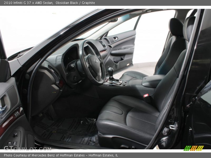 Obsidian Black / Graphite 2010 Infiniti G 37 x AWD Sedan