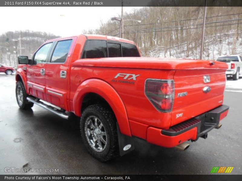 Race Red / Black 2011 Ford F150 FX4 SuperCrew 4x4