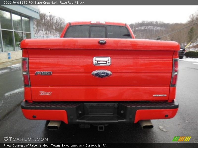 Race Red / Black 2011 Ford F150 FX4 SuperCrew 4x4
