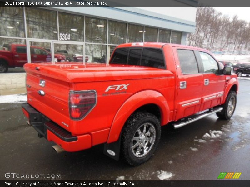 Race Red / Black 2011 Ford F150 FX4 SuperCrew 4x4