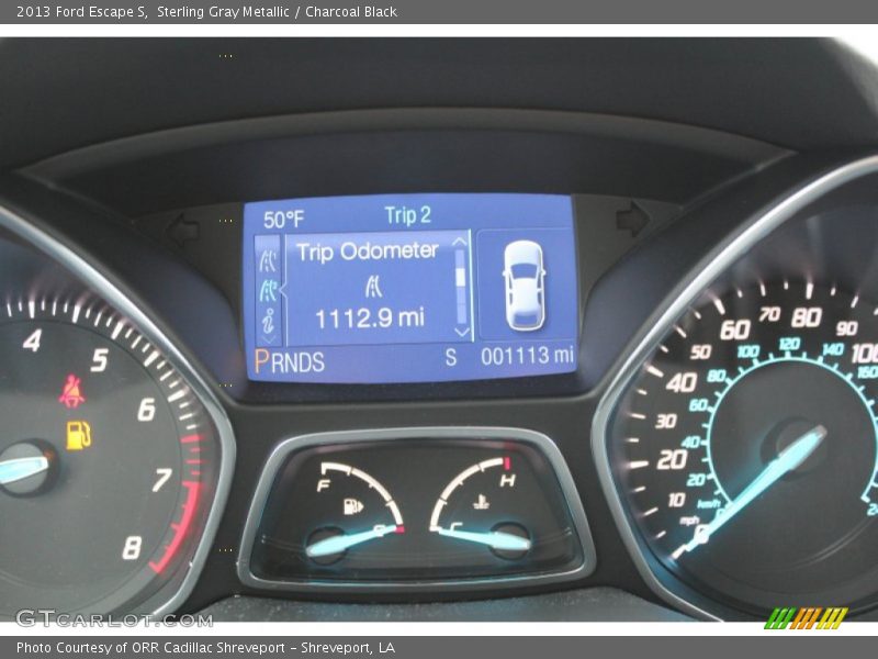 Sterling Gray Metallic / Charcoal Black 2013 Ford Escape S